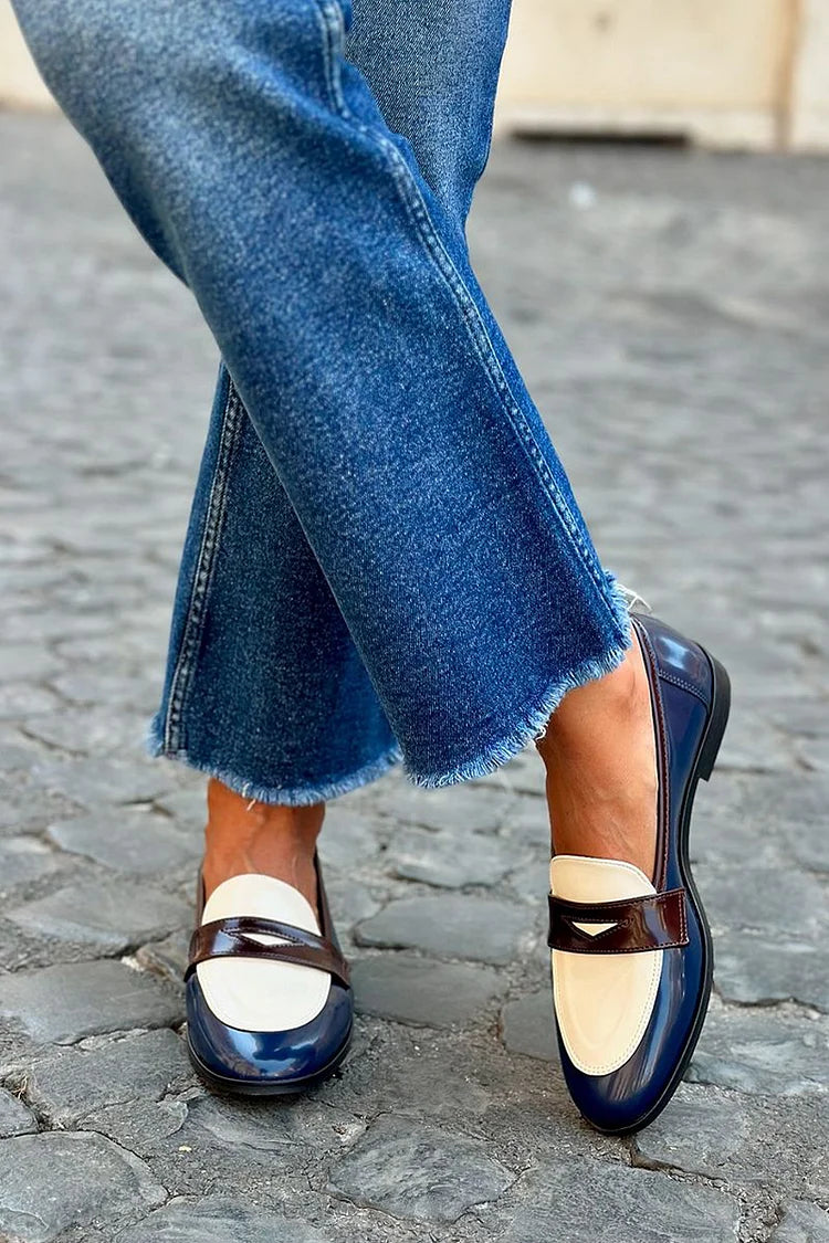 ELEGANT BICOLORED LOAFER