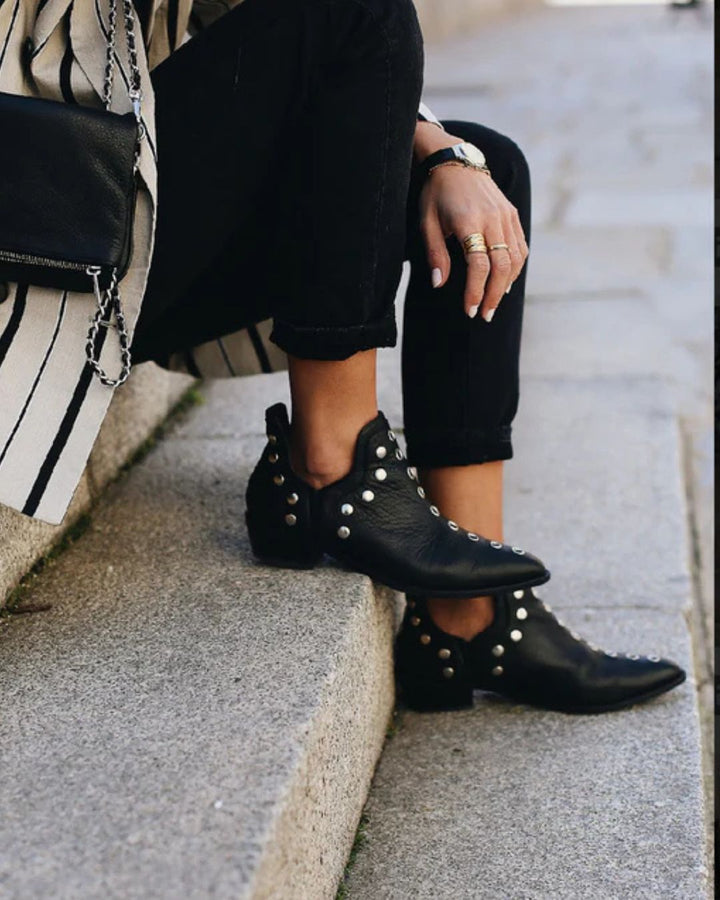 STUDDED ANKLE BOOT
