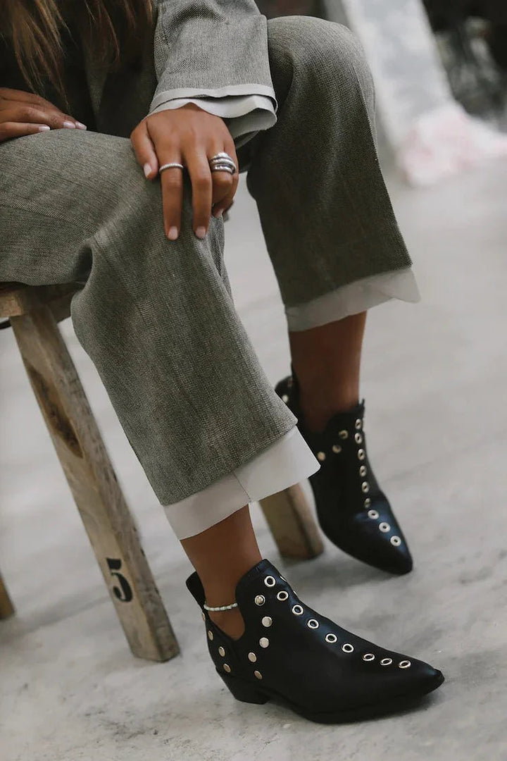 STUDDED ANKLE BOOT