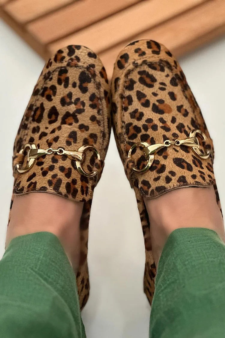 LEOPARD PRINT LOAFER