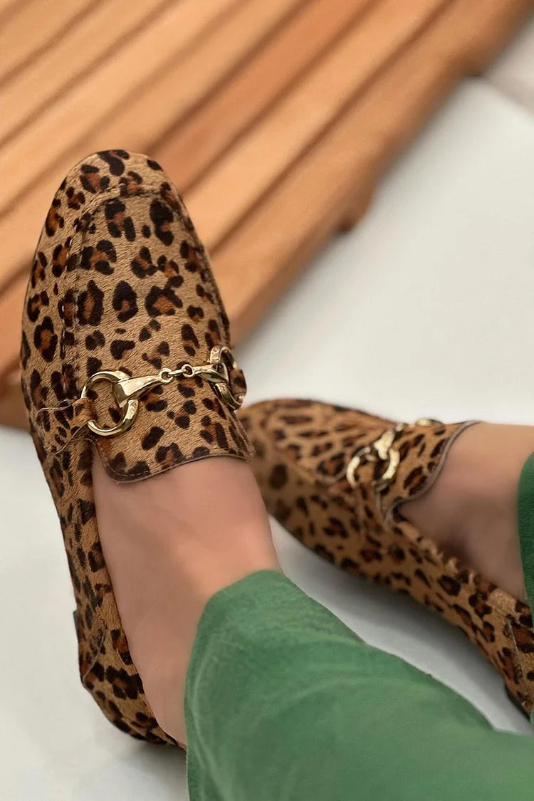 LEOPARD PRINT LOAFER