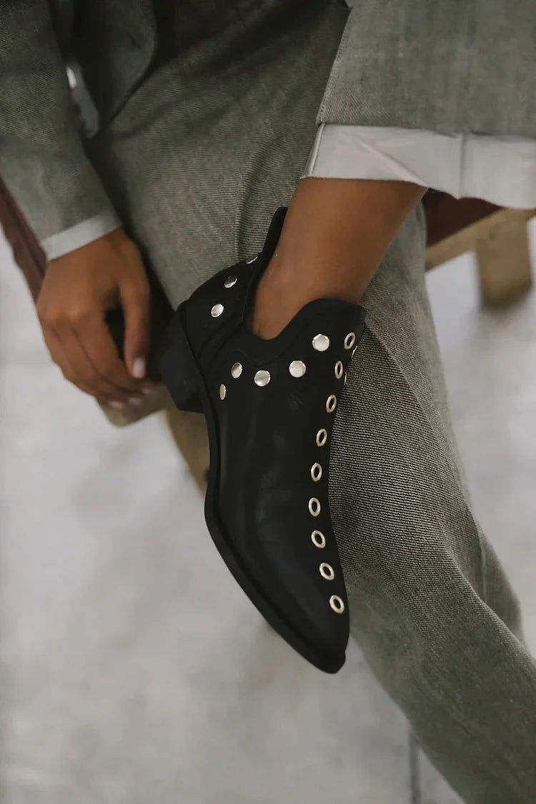 STUDDED ANKLE BOOT