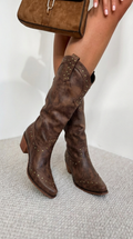 STUDDED COWBOY BOOTS
