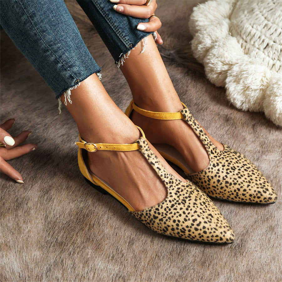 T-BAR BALLET FLATS