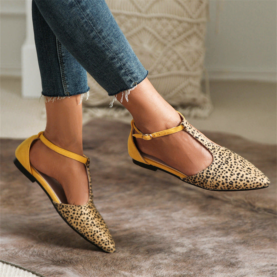 T-BAR BALLET FLATS