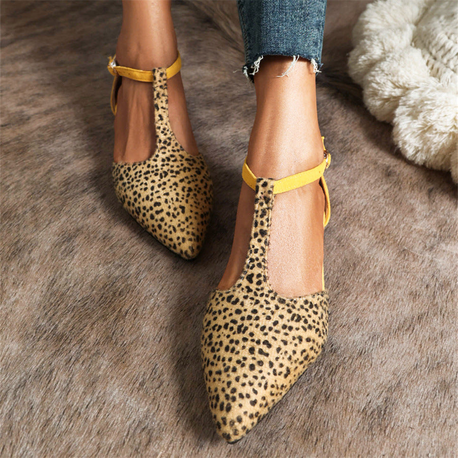 T-BAR BALLET FLATS
