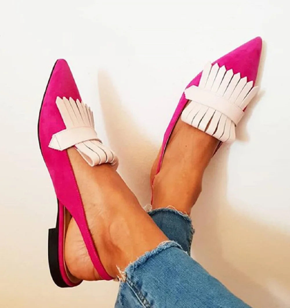OPEN-BACK HEELING PUMPS