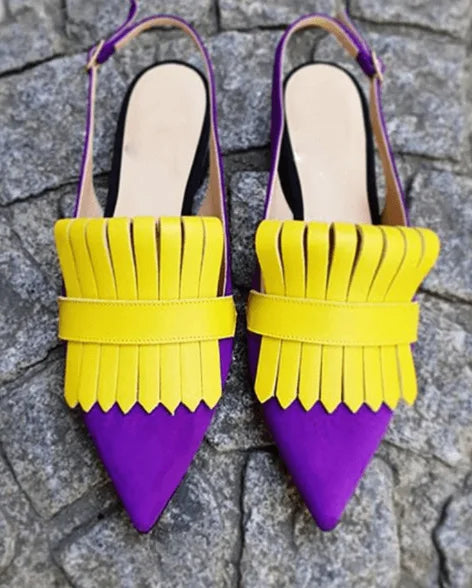 OPEN-BACK HEELING PUMPS