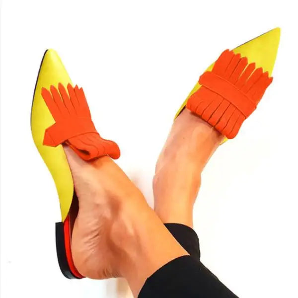 OPEN-BACK HEELING PUMPS